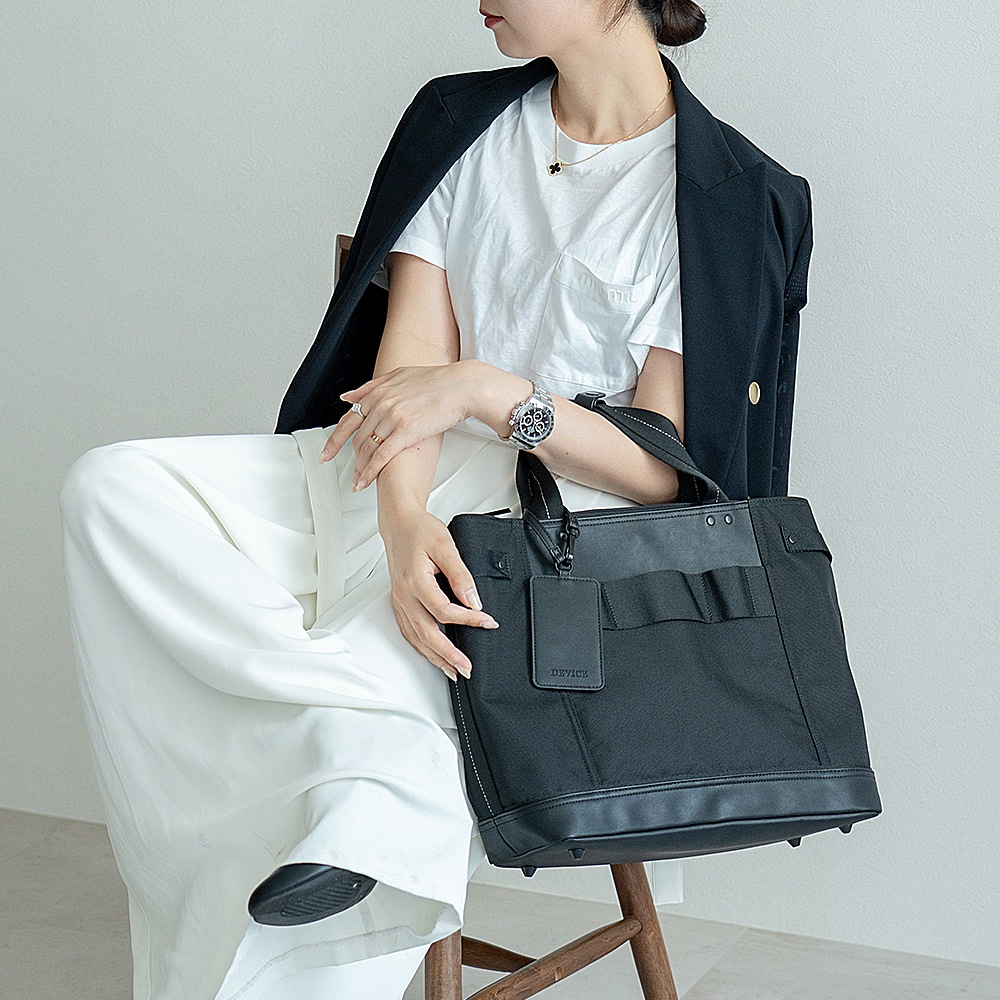 2025-2026AW新作【クーポンで43％OFF】DEVICE ビジネスバッグ トートバッグ ショルダーバッグ 2way コーデュラナイロン 大容量 耐久性 通勤 通学 旅行 アウトドア メンズ レディース ユニセックス パスケース付き 多機能 おしゃれ PC収納 人気