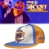 50セント 着用 Dome Piese Cap ライトブルー イエロー ストリート スタイル HIPHOP ファッション ヒップホップ ウェアー B系 New ERA NEWERA ニューエラ キャップ 7UNION 7ユニオン G-Unit Gユニット 50Cent フィフティーセント ショーンジョン SEANJOHN