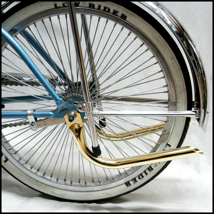 ストレート マフラー ゴールド テールパイプ 自転車 アクセサリー 