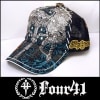 4.41 Four Forty One CAP フォーフォーティーワン キャップ ブルー チャコール ブラック 43 メンズ レディース アメカジ セレブ セレカジ ファッション ロック スタイル インポート ブランド 開店セール1212