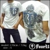 4.41 Four Forty One フォーフォーティーワン メンズ Tシャツ ホワイト スワロフスキー 02 半袖 tシャツ アメカジ シャツ セレブ セレカジ ファッション ROCK ロック スタイル エドハーディー 好きにも◎ LA発 インポート ブランド