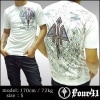 4.41 Four Forty One フォーフォーティーワン メンズ Tシャツ ホワイト スワロフスキー 03 半袖 tシャツ アメカジ シャツ セレブ セレカジ ファッション ROCK ロック スタイル エドハーディー 好きにも◎ LA発 インポート ブランド