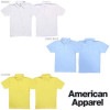 ڥ ꥫ󥢥ѥ ݥ Q412 3 American Apparel  ǥ Ⱦµ ȥåץ  ۥ磻 ֥롼  ݡ եå ֥ ȥ꡼  奢 ᥫ ơ   