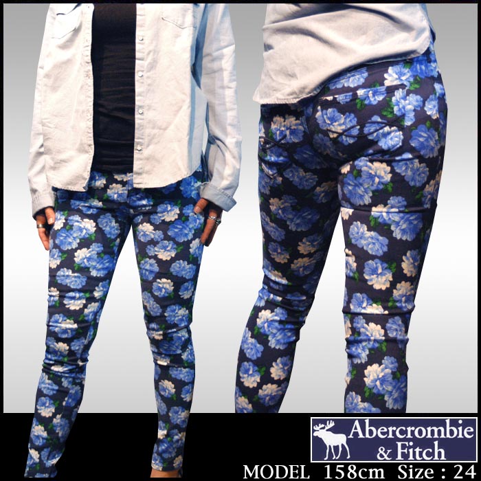 Х ǥ  ˡ SKINNY ѥ ֥롼 쥮 Хӡեå  ʡ Abercrombie & Fitch A&F ơ 奢 ݡ եå ᥫ ֥   ˢ