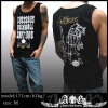 A&G エーアンドジー メンズ タンクトップ LA ハンドサイン ブラック A & G スカル A&G ハリウッド セレブ ROCK ロック LAブランド LAセレブ CHROME HEARTS クロムハーツ アメカジ セレカジ ハリウッドセレブ 愛用 ファッション ブランド スタイル