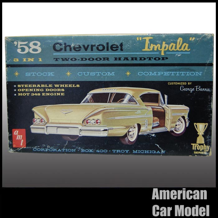 �����ǡ� '58 Chevrolet Impala Two-Door Hardtop 3in1 1958 ���ܥ졼 ����ѥ� �ϡ��ɥȥå� AMT 2758-200 chevy �����ӡ� �ץ��ǥ� �� �������� 1/25 ����� �������㥹�� ��ǥ륫�� 1/24 �Ϸ� ��쥢 ͢���ץ��ǥ�