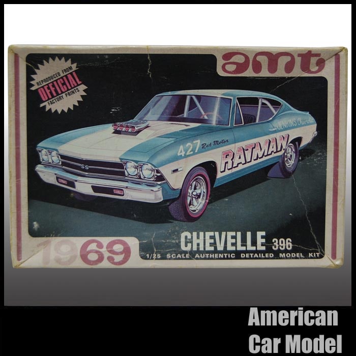 �����ǡ� '69 Chevrolet Chevelle 396 RATMAN 1969 ���ܥ졼 �����٥� amt Y910-200 1:25�������� chevy �����ӡ� �ץ��ǥ� �� �������� 1/25 ����� �������㥹�� ��ǥ륫�� 1/24 �Ϸ� ��쥢 ͢���ץ��ǥ�