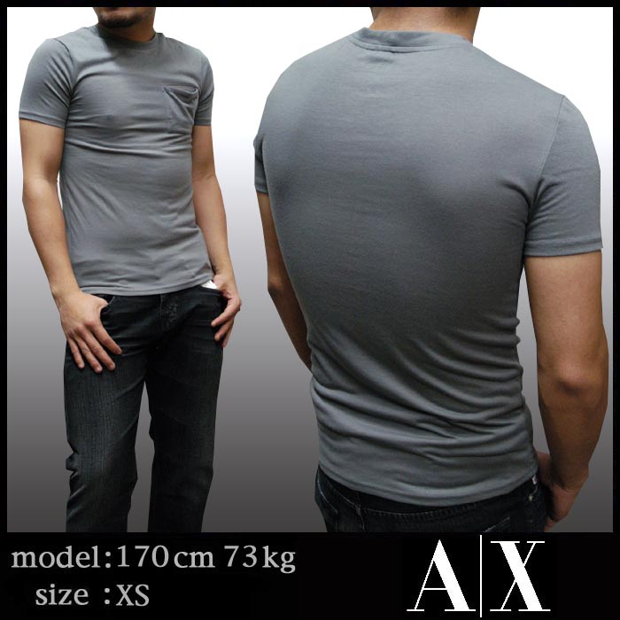 A|X Armani Exchange ޡ˥  Ⱦµ ݥå T 졼 ᥫ  쥫 ݡ 奢  եå 04