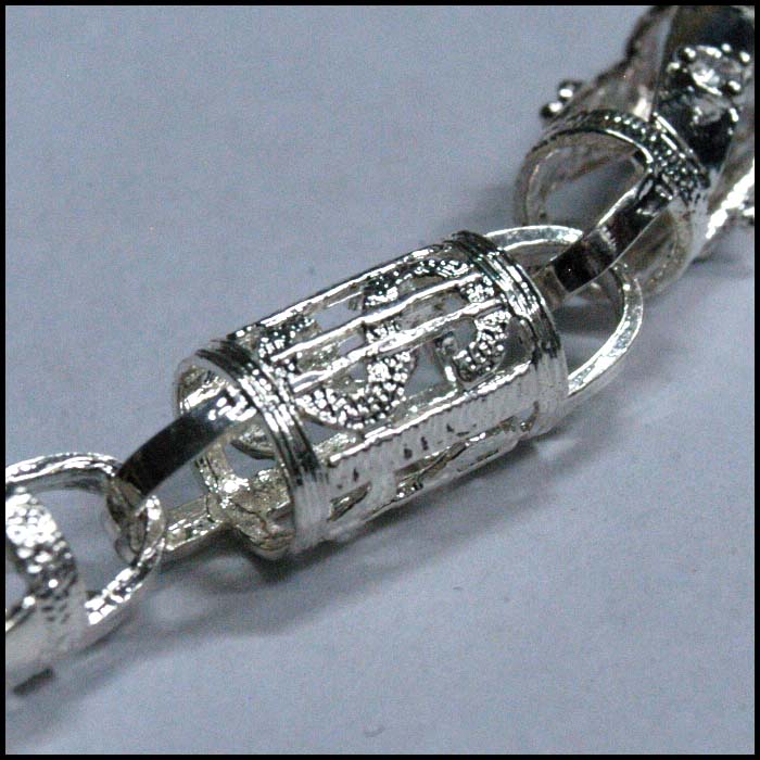 BLING BLING HIPHOP JEWELRY ジルコニア 入り シルバー 925 プレー