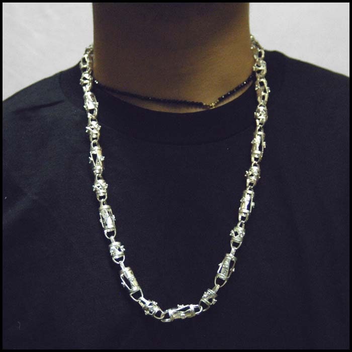 BLING BLING HIPHOP JEWELRY ジルコニア 入り シルバー 925 プレー