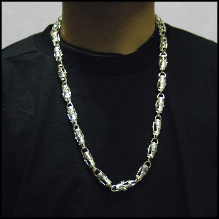 HIPHOPジュエリー ブリンブリン 喜平チェーンネックレス ブリンブリン パヴェ CZ gold silver