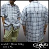LAストリートブランド★CALTOP チェック柄 半袖シャツ チェックシャツ グレー ブラック キャルトップ CAL TOP HIPHOP ヒップホップ ファッション 西海岸 チカーノ ギャング スタイル ローライダー ギャングスタ ウェッサイ ウエッサイ ウエストコースト B系 14