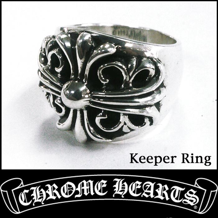 ��¨Ǽ��CHROME HEARTS ������ϡ��� ����С� �����ѡ� ��� ���� Keeper Ring US10 ����С� 925 LA ����� LA����� ��ǽ�� ���� �֥��� CHROMEHEARTS ������ �ϡ��� ���������꡼ �ե��å���� �������� �����ˤ��