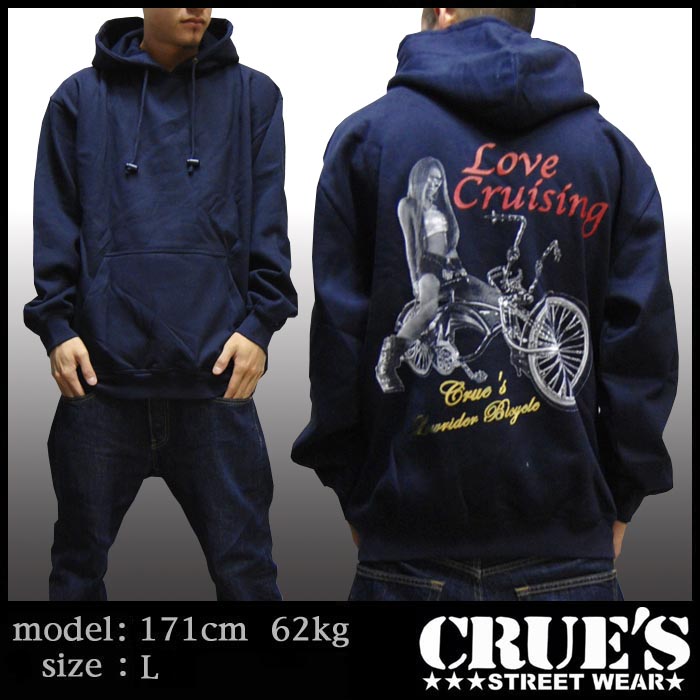 CRUES Love Cruising �ѡ����� �ͥ��ӡ� L��4XL ��������� �ա��ǥ��� �����饤���� ���ȥ꡼�� �ե��å���� HIPHOP �֥��� �ҥåץۥå� ���� �������� B�� �������� �� �礭�������� �����ˤ��