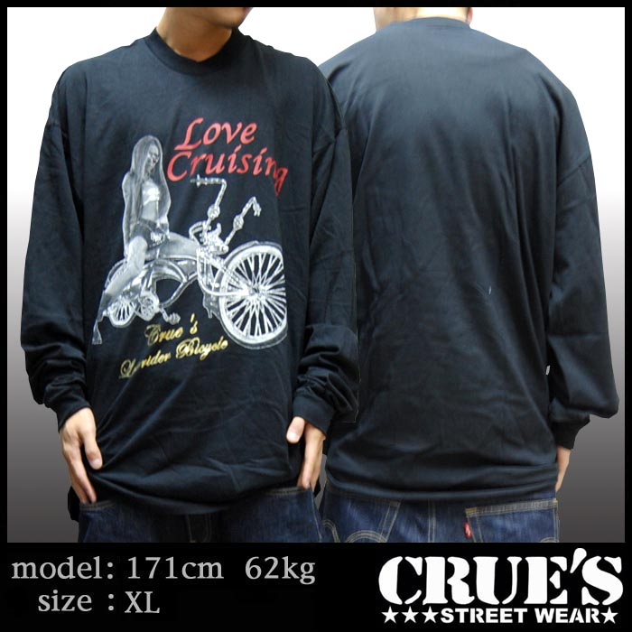 CRUES Love Cruising Ĺµ T����� �֥�å� L��4XL ����T ��������� �����饤���� ���ȥ꡼�� HIPHOP �ե��å���� �������� �ҥåץۥå� ���� ������ �֥��� B�� B-Boy �������� �礭�������� �Υ����ǥ��͡��Ȥˢ�