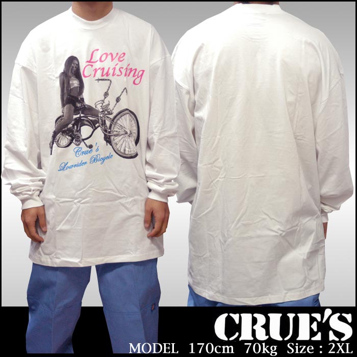 CRUES Love Cruising Ĺµ T����� �ۥ磻�� ����� ����T ��������� �����饤���� ���ȥ꡼�� �ե��å���� HIPHOP �֥��� �ҥåץۥå� ���� �������� B�� �������� �� PROCLUB �ץ������ ROCAWEAR ���������� LRG NESTA brand �礭�������� �����ˤ��