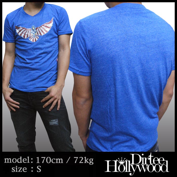 Dirtee Hollywood �����ƥ����ϥꥦ�å� ��� V�ͥå� T����� US FLAG EAGLE �֥롼 �����ƥ��� �ϥꥦ�å� DirteeHollywood LA����� Kitson ���åȥ��� �ե�åɥ������� ����ϡ��ޥ� �谷 �֥��� ����� ���쥫�� ���ᥫ�� ������ �������� �ե��å����