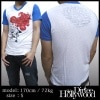 Dirtee Hollywood ダーティーハリウッド メンズ Tri Vネック Tシャツ FIRE ブルー ダーティー ハリウッド DirteeHollywood LAセレブ Kitson キットソン フレッドシーガル ロンハーマン 取扱 ブランド セレブ セレカジ アメカジ サーフ スタイル ファッション