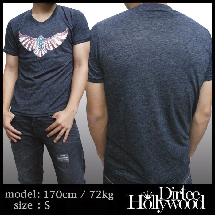 Dirtee Hollywood �����ƥ����ϥꥦ�å� ��� Tri V�ͥå� T����� US FLAG EAGLE �֥�å� Ⱦµ �����ƥ��� �ϥꥦ�å� DirteeHollywood ����� ���� �֥��� ����� ���� �֥��� ���ᥫ�� ������ �������� �ե��å���� �����ˢ���Ź������1209