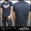 Dirtee Hollywood ダーティーハリウッド メンズ Tri Vネック Tシャツ US FLAG EAGLE ブラック 半袖 ダーティー ハリウッド DirteeHollywood セレブ 着用 ブランド セレブ 着用 ブランド アメカジ サーフ スタイル ファッション 好きに♪開店セール1209