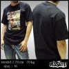 DISSIZIT ディスイズイット メンズ Tシャツ GIRL ブラック ストリート ファッション HIPHOP ブランド ヒップホップ ダンス ウェアー B系 スタイル 服 FAMOUS フェイマス KIKSTYO MISHKA ミシカ RICH YUNG リッチヤング 10DEEP テンディープ