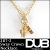 再入荷なし 即納 DUB Collection ネックレス Sway Crown Necklace j-287-2 メンズ レディース ダブジュエリー アクセサリー ダブコレクション RING 指輪 魔裟斗 桜井莉菜 さくりな 愛用 ダブ ラグジュアリー ジュエリー 925 セレブ カジュアル