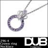 DUB Collection ͥå쥹 Crown ring Necklace饦  296-4(饤ȥ᥸CZ)  ǥ ֥奨꡼ ꡼ ֥쥯 RING   轺    饰奢꡼ 奨꡼ 925  奢