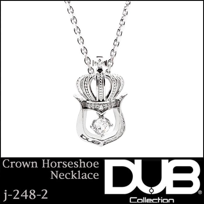 DUB Collection ネックレス Crown Horseshoe Necklace j-248-2 