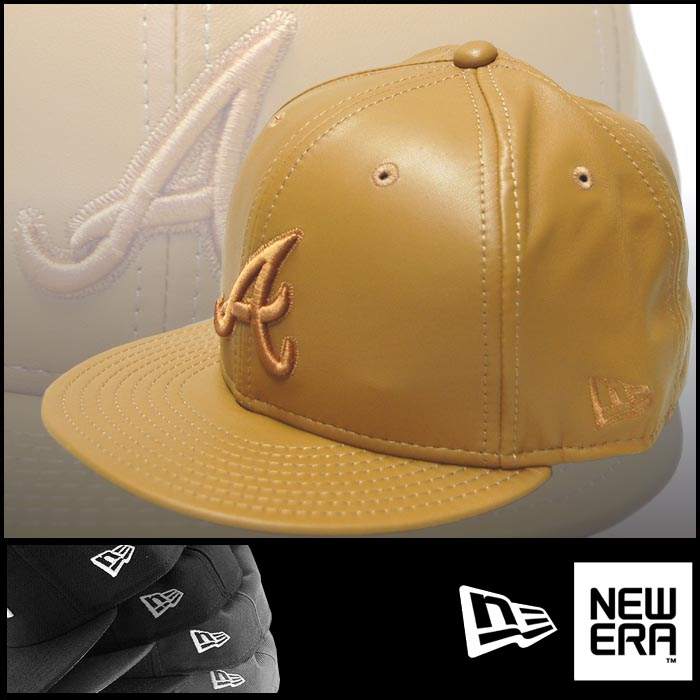 NEW ERA レザーキャップ ATLANTA BRAVES アトランタ ブレーブス ATL