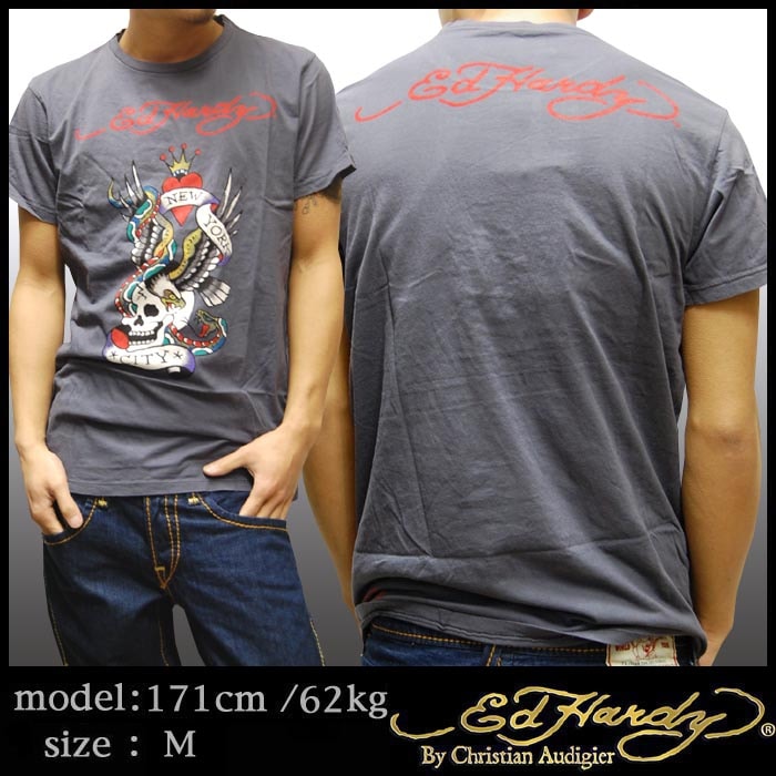 Ed Hardy ���ɥϡ��ǥ��� ��� T����� NYC ���㥳���� ���졼 �˥塼�衼�� ���ɡ��ϡ��ǥ��� Edhardy ���ɥϡ��ǥ� ����� ���쥫�� ������ ���� �֥��� Christian Audigier ���ꥹ����� �����ɥ����� Smet ����å� �����ˤ��
