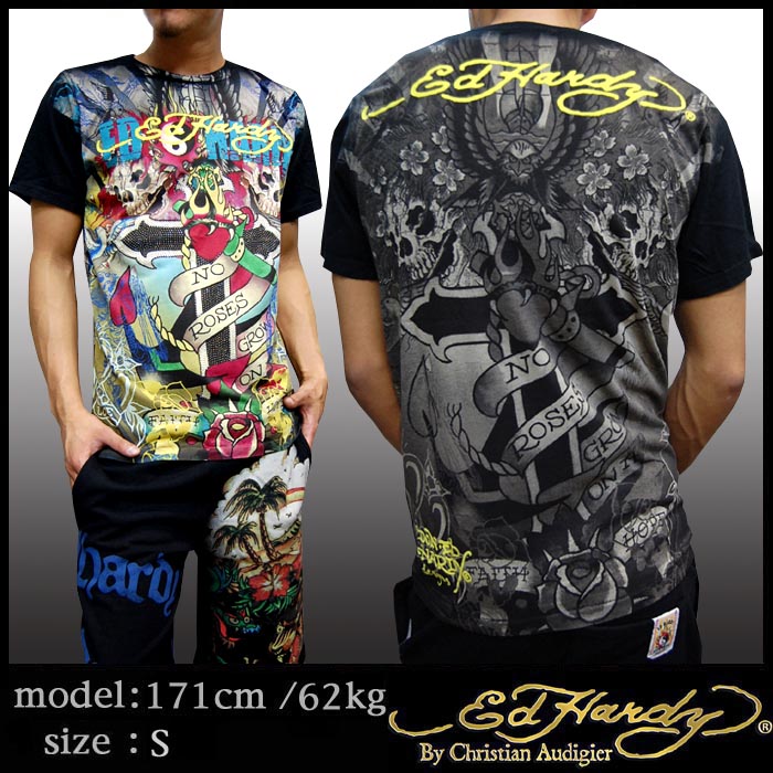 エドハーディー エド・ハーディー Ed Hardy メンズ プラチナム