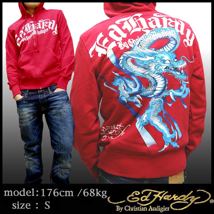 Ed Hardy ���ɥϡ��ǥ��� ��� �ѡ����� DRAGON ATTACH ��å� ���ɡ��ϡ��ǥ��� Edhardy LA����� ���ɥϡ��ǥ� �ϥꥦ�å� ����� �����奢�� ���쥫�� ������ ���� �֥��� Christian Audigier ���ꥹ����� �����ɥ����� Smet ����å� �����ˤ��