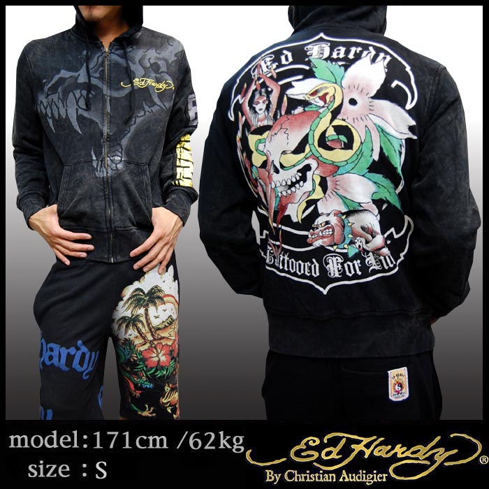Ed Hardy ���ɥϡ��ǥ��� ��� �ѡ����� SKULL SNAKE HEG ���ɡ��ϡ��ǥ��� Edhardy LA����� ���ɥϡ��ǥ� �ϥꥦ�å� ����� �����奢�� ���쥫�� ������ ���� �֥��� Christian Audigier ���ꥹ����� �����ɥ����� Smet ����å� �����ˤ��