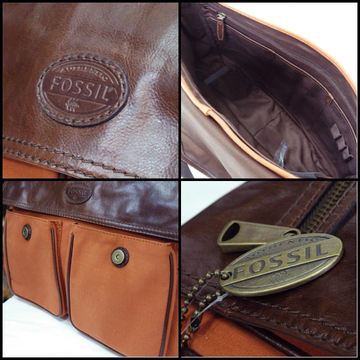 FOSSIL　フォッシル　キャンバス地　バッグ FOSSIL トートバッグ フォッシル レディース コーティング