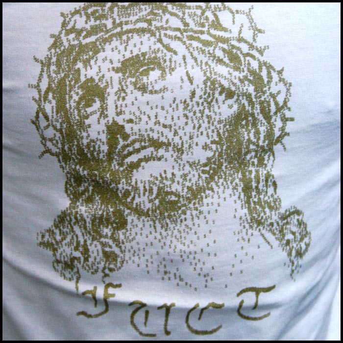 FUCT ファクト メンズ 半袖 Tシャツ ジーザス ホワイト ゴールド ストリート スケーター ファッション ROCK HIPHOP ブランド ヒップホップ スタイル 服 FAMOUS フェイマス THE HUNDREDS REBEL8 OBEY SHMACK 10DEEP テンディープ 好きにも ブランド別一覧,ストリート