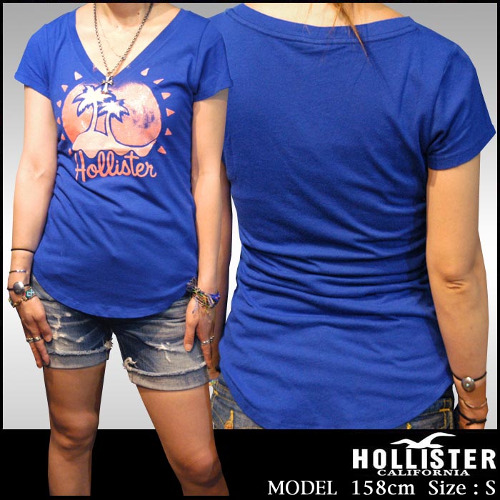 HOLLISTER ホリスター レディース ☆ 正規 商品 ☆ 半袖 Vネック T
