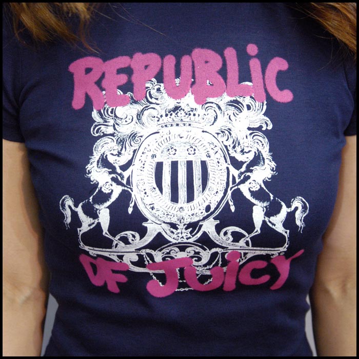 JUICY COUTURE ジューシークチュール Tシャツ ピンク 黒 JUICY COUTURE ジューシークチュール レディース Tシャツ
