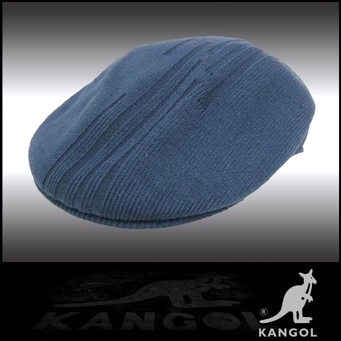 KANGOL カンゴール ストライプ ハンチング ブルー Hunting 504