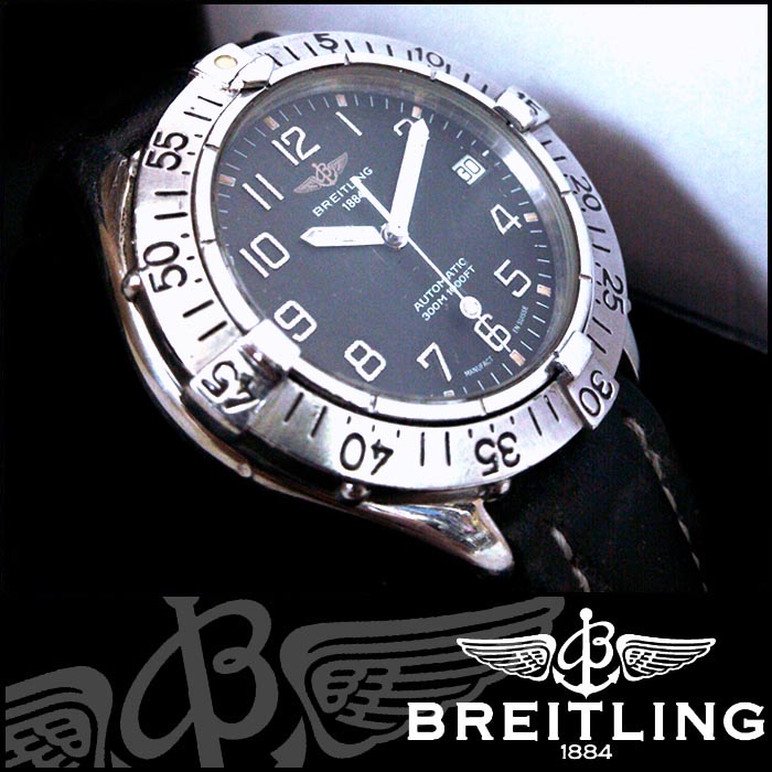 ������̵���� ����š� BREITLING �֥饤�ȥ�� ��� ����� A17035 �����ȥޥƥ��å� �����å� ��ʸ���� �֥�å� �ӻ��� ��ư���� ���� SS �� �ץ٥�� �֥�å�������� ������ �����ȥ�å� ¨Ǽ ��Ź������1212