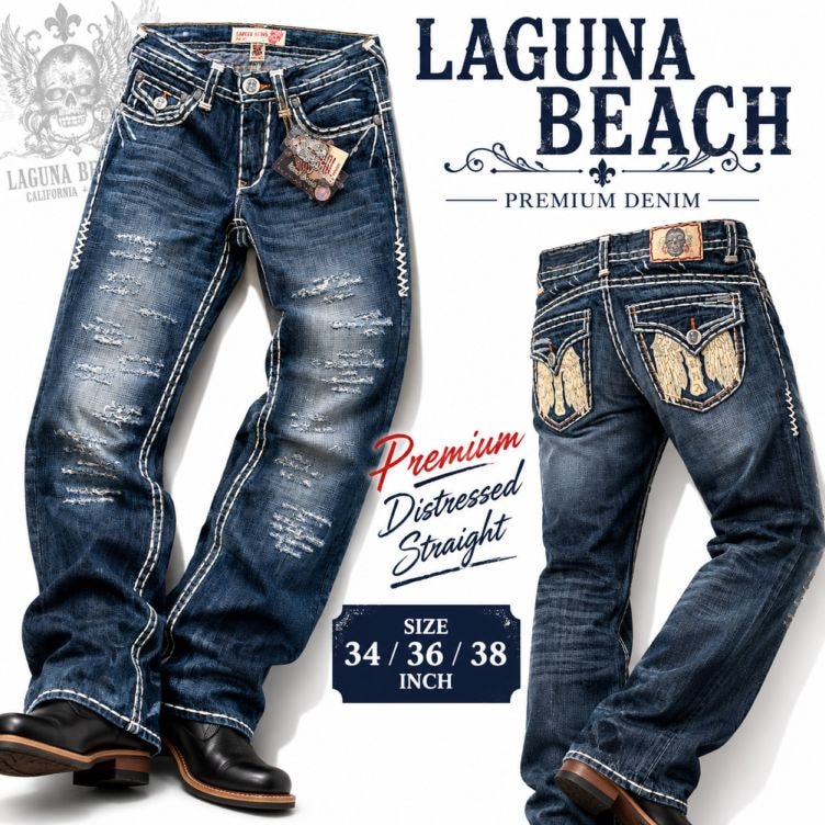 LAGUNA BEACH ラグナビーチ 訳あり アウトレット 微フレア ストレート
