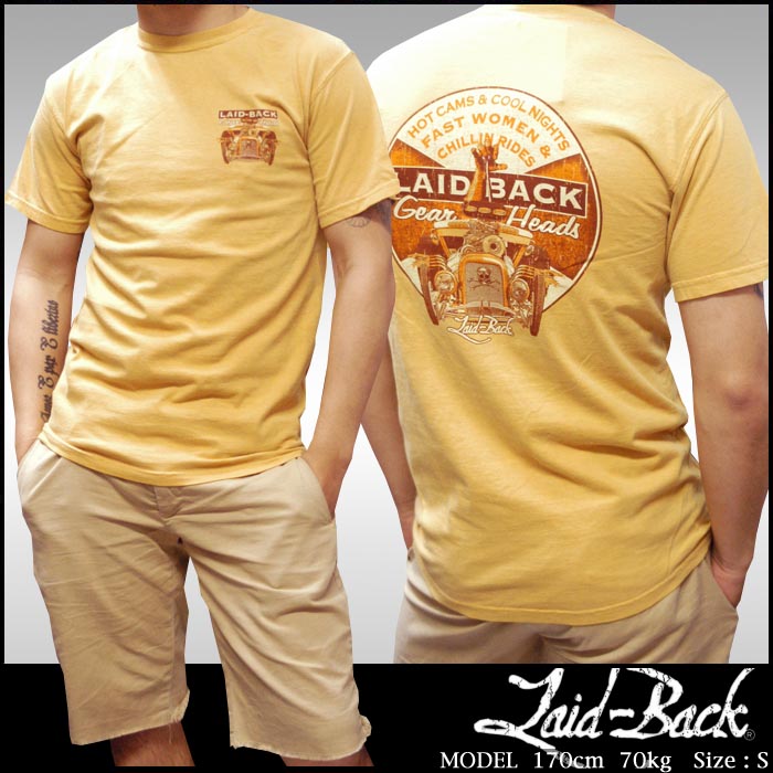 Laid-Back USA �쥤�ɥХå� ��� GEAR HEADS �����å��� �������� Ⱦµ t����� ����� ������ơ��� �����奢�� ����ݡ��� �ե��å���� ���ᥫ�� �֥��� ������ �������� Johnson Motors ����󥽥�⡼������ �����ˢ� ��Ź������1212
