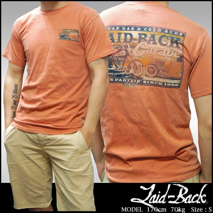 Laid-Back USA �쥤�ɥХå� ��� GARAGE �����å��� ����� Ⱦµ t����� ����� ������ơ��� �����奢�� ����ݡ��� �ե��å���� ���ᥫ�� �֥��� ������ �������� Johnson Motors ����󥽥�⡼������ �����ˢ� ��Ź������1212