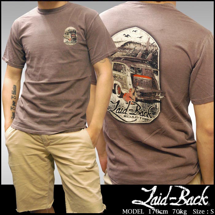 Laid-Back USA �쥤�ɥХå� ��� ROAD TRIP �����å��� �֥饦�� Ⱦµ t����� ����� ������ơ��� �����奢�� ����ݡ��� �ե��å���� ���ᥫ�� �֥��� ������ �������� Johnson Motors ����󥽥�⡼������ �����ˢ� ��Ź������1212