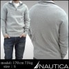 NAUTICA ノーティカ メンズ ハーフ ジップ 1ポイント セーター グレー ノーチカ 正規品 アメカジ スポーツ ストリート ファッション カジュアル スタイル インポート ブランド 好きにも♪