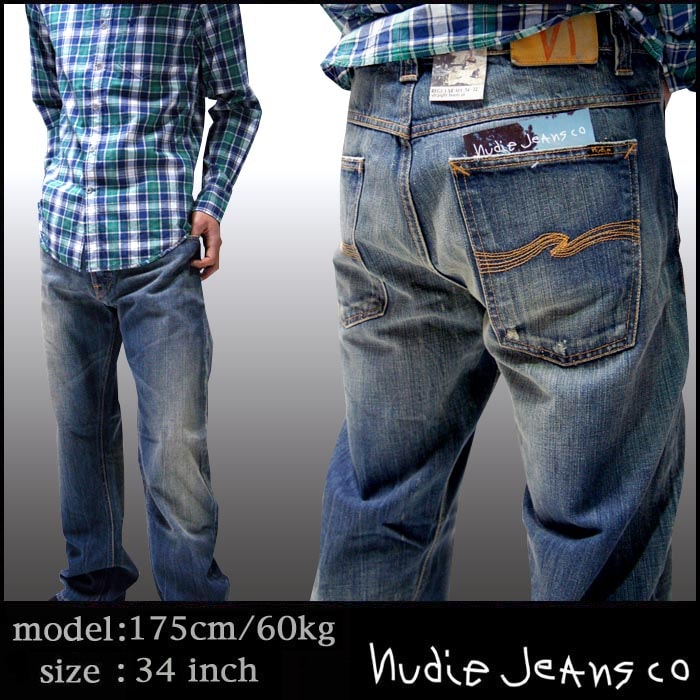 ヌーディージーンズ 100種類以上 NUDIE JEANS メンズ シューカット 