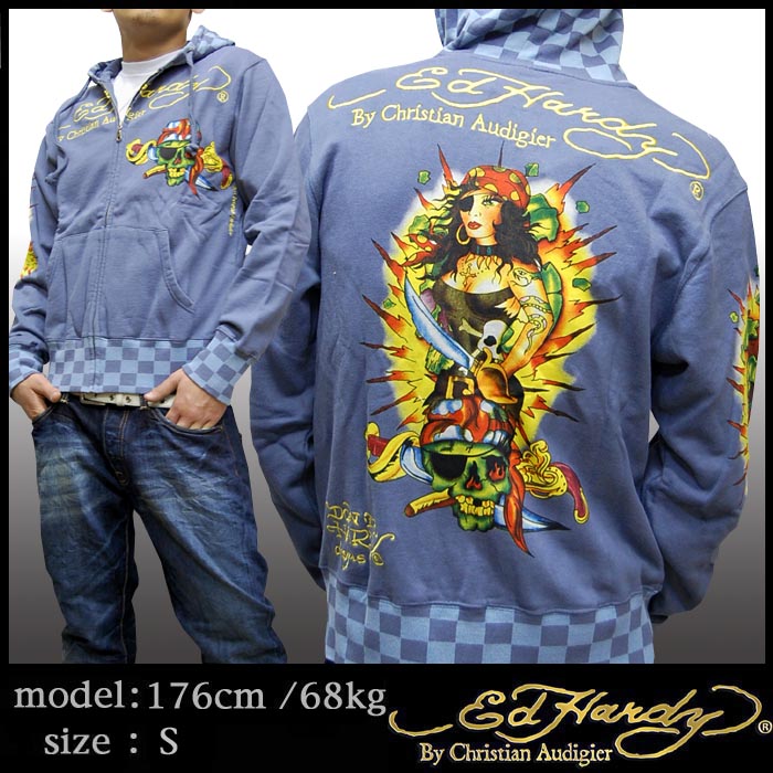 Ed Hardy ���ɥϡ��ǥ��� ��� �ѡ����� �ѥ��졼�ĥ����� �֥롼 ���ɡ��ϡ��ǥ��� Edhardy LA����� ���ɥϡ��ǥ� �ϥꥦ�å� ����� �����奢�� ���쥫�� ������ ���� �֥��� Christian Audigier ���ꥹ����� �����ɥ����� Smet ����å� �����ˤ��