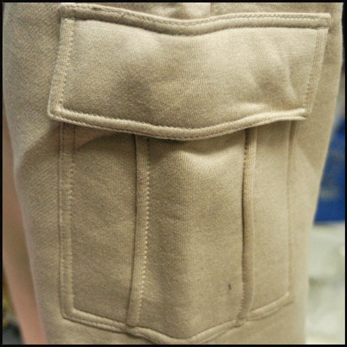 PJ MARK PJマーク スウェット カーゴ パンツ カーキ スエット オーバー 