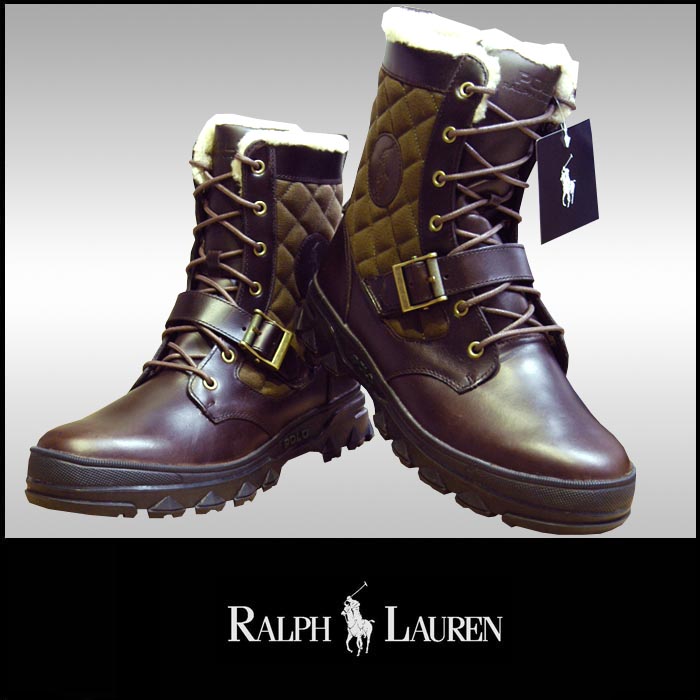���ե������ ��� �֡��� POLO RALPH LAUREN ���������� �쥶���֡��� ���ˡ����� HAYWARD BOOTS ���꡼�֥֥饦�� �ݥ� ���� ���ᥫ�� �����奢�� �ӥå��ݥˡ� safari ���ե��� �����ˢ� ��Ź������1212