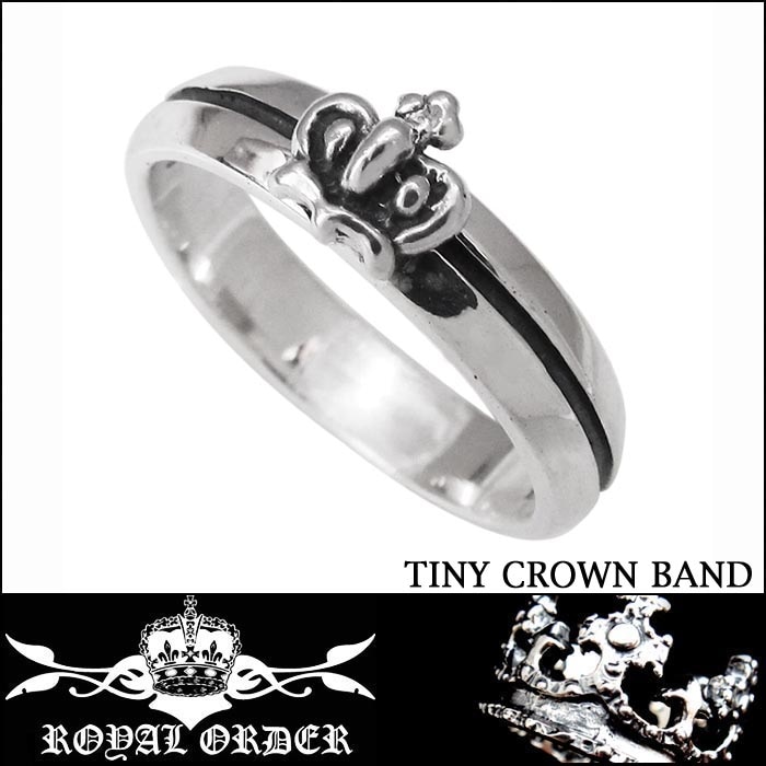 ��¨Ǽ �����٤ʤ��� ������륪������ ��� ��ǥ����� ��� Royal Order TINY CROWN BAND SR26-2 ��US6�� ���ܥ�����11��� ���� ����С� ���奨�꡼ �ϥꥦ�å� ����� ���� ����ݡ��� ���������꡼ �֥���