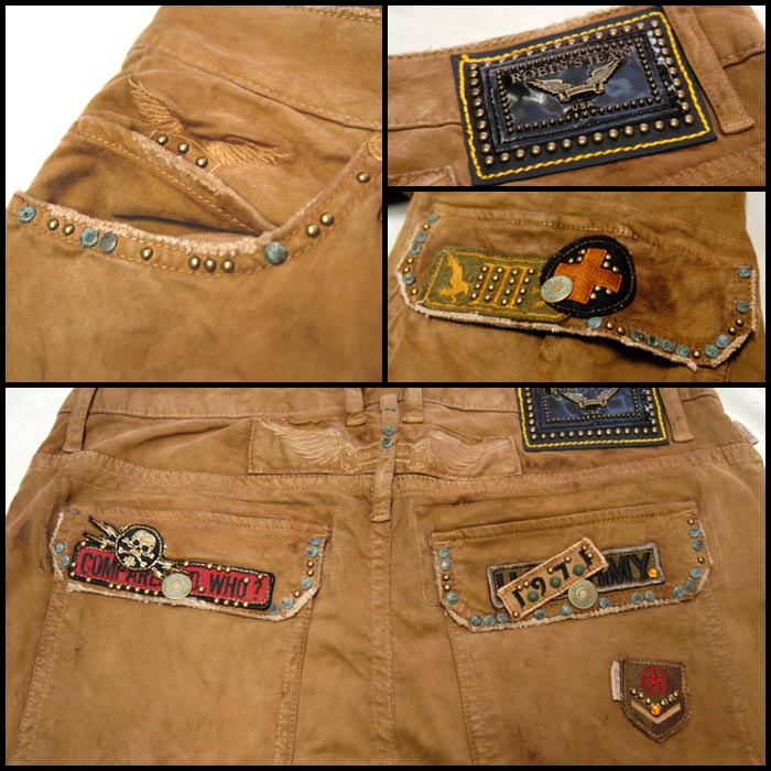ROBIN'S JEAN ロビンズ ジーン ローライズ スリム ミリタリー カーゴ